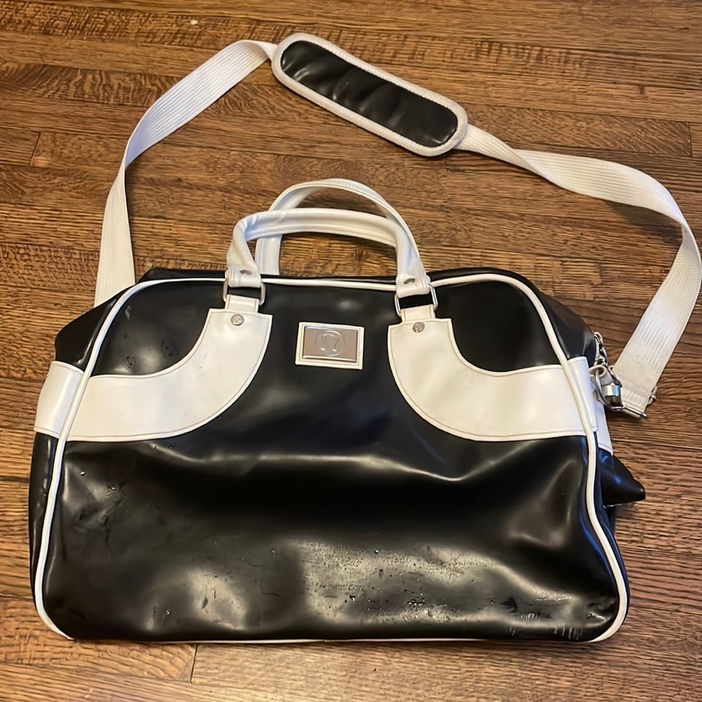 Oversize Lululemon Bowler Bag with Removable Adjustable Shoulder Strap